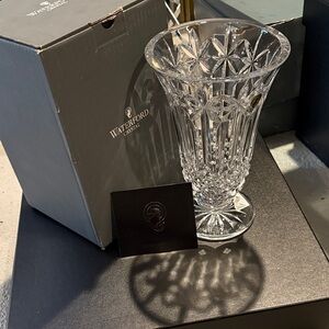 Waterford Crystal Vase with Starburst Design